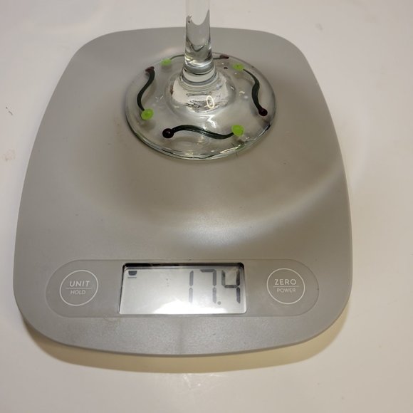 Hand Painted Wine Glasses Purple and Green Grapes Set of 2 17 oz. - Picture 5 of 6